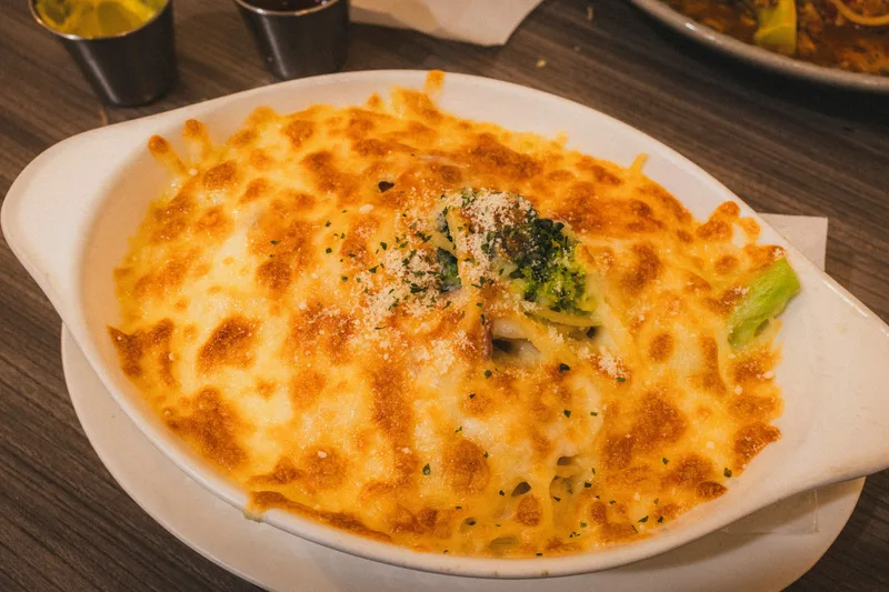 Golden baked gratin image